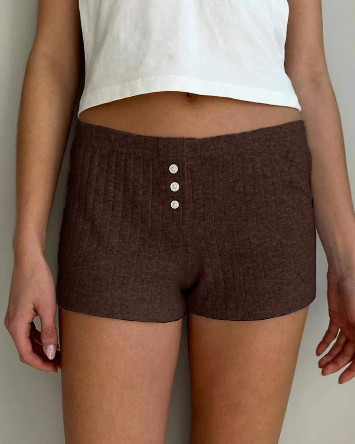 Women Y2k Pajama Shorts Low Rise Striped Micro Shorts Cute Lounge Boxer Shorts Comfy Pj Shorts Sleep Shorts