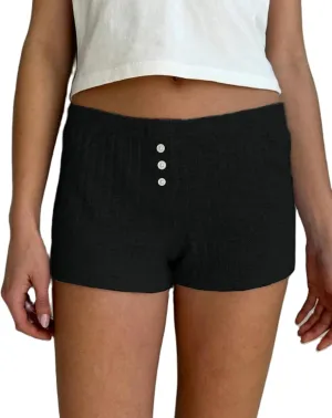 Women Y2k Pajama Shorts Low Rise Striped Micro Shorts Cute Lounge Boxer Shorts Comfy Pj Shorts Sleep Shorts