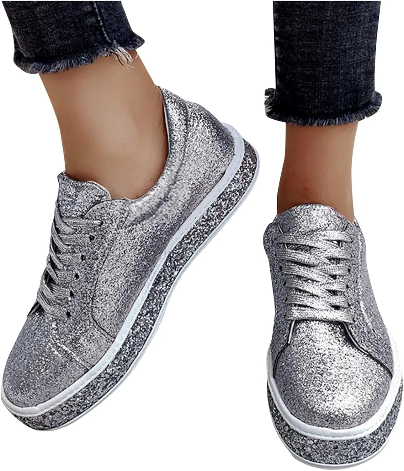 Womens All Black Platform Sneakers Walking Shoes Women Comfort Travel Sneakers Slip Ons for Women Black and Pink Womens Fashion Sneakers Size 10.5 Zapatos para Mujeres