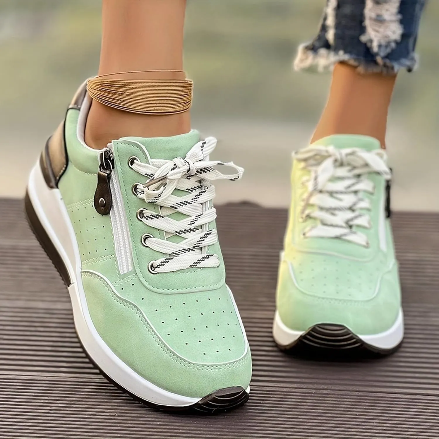 Women's Breathable Elastic Fly Woven Mesh Shoes Mesh Lightweight Sneaker for Work Outdoor Casual Fitness Shoe