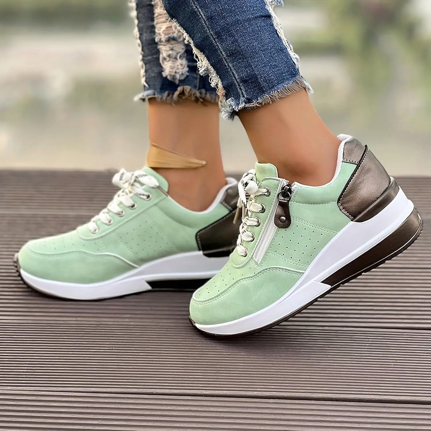 Women's Breathable Elastic Fly Woven Mesh Shoes Mesh Lightweight Sneaker for Work Outdoor Casual Fitness Shoe