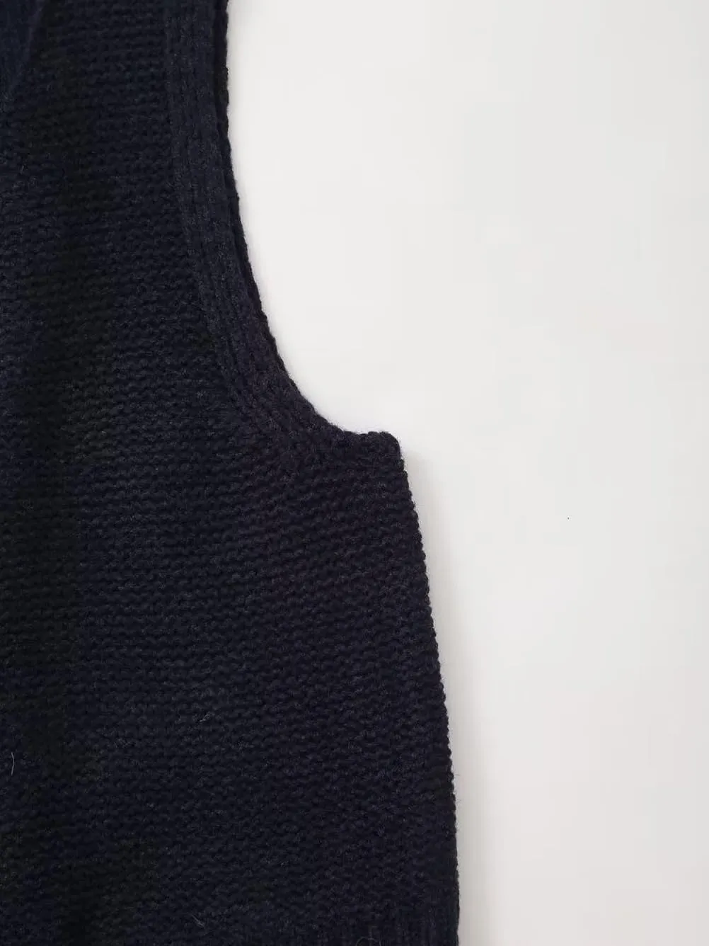 Womens Cute Bow Tie Open Back Cropped Sweater Vest Knit Tank Tops Y2k Girls Sleeveless Cardigan Pullover Shirts