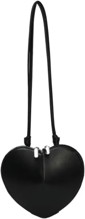 Women's Cute Heart-shaped Small Vegan Leather Shoulder & Crossbody Handbags Perfect for Evening Parties and Vocations