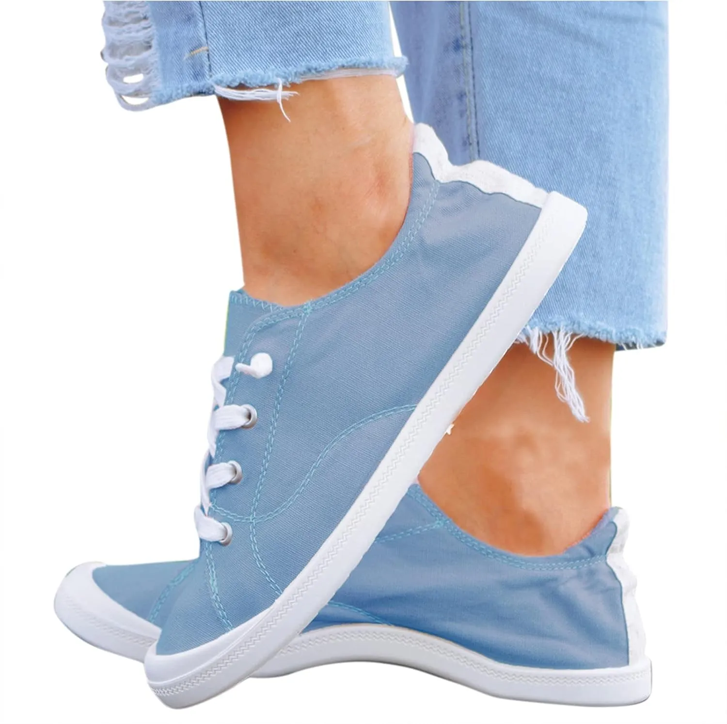 Women's Fashion Sport Breathable Mesh Platform Sneakers Pull On Sneakers Womens Womens Shoes Casual Fall Slip On Wide Width Women Sneakers Size 9.5 Wide Zapatos OrtopDicos para Mujer De Vestir