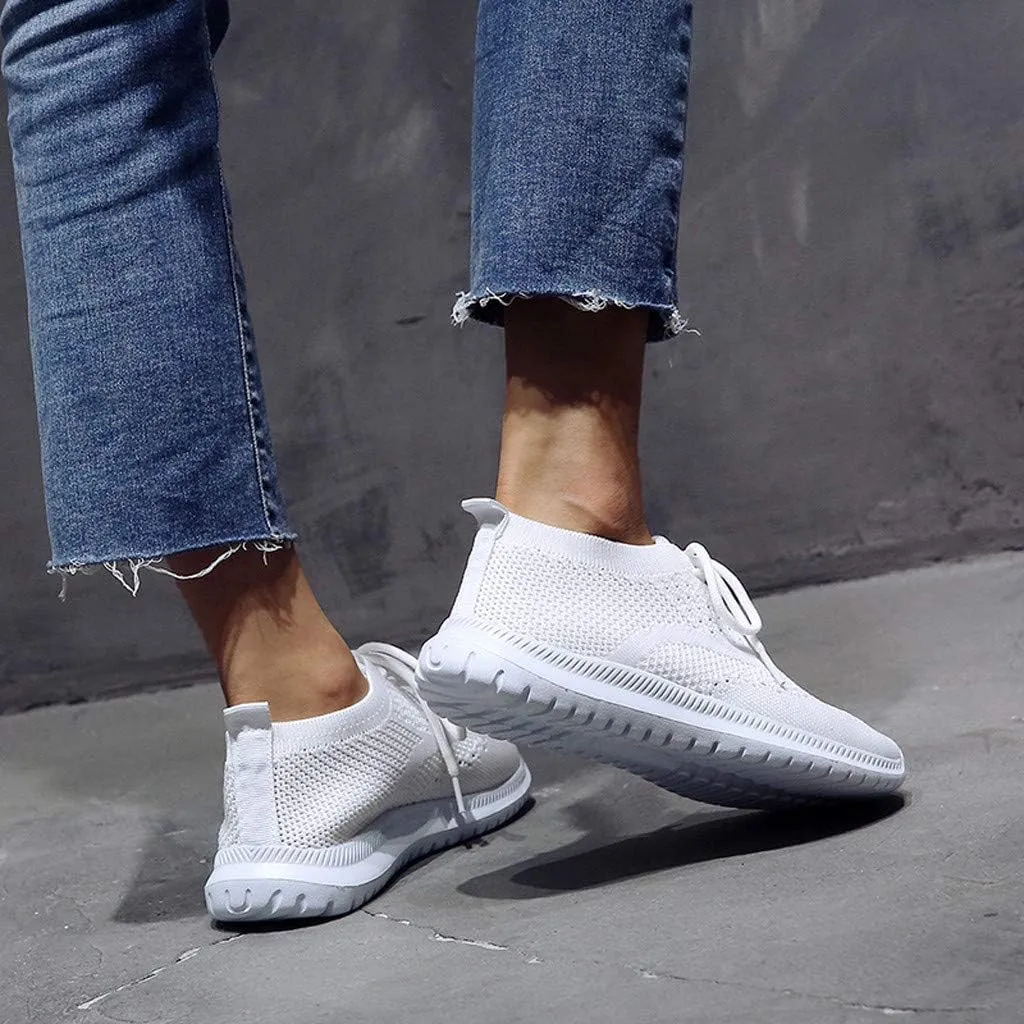 Women's Fashion Sport Breathable Mesh Platform Sneakers Slip On Tennis Shoes Women Size 11 Workout Shoes for Women Gym Arch Support Women's Sneakers Size 8 Slip On Fall Shoes for Women 2023 Slip Ons