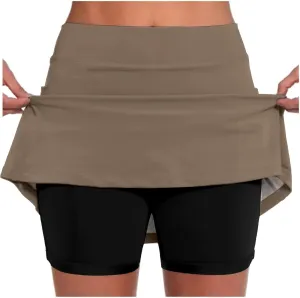 Women's Knee Length Skorts Skirts Tennis Athletic Golf Causal Skort Tennis Skirts High Waisted Skorts Skirts