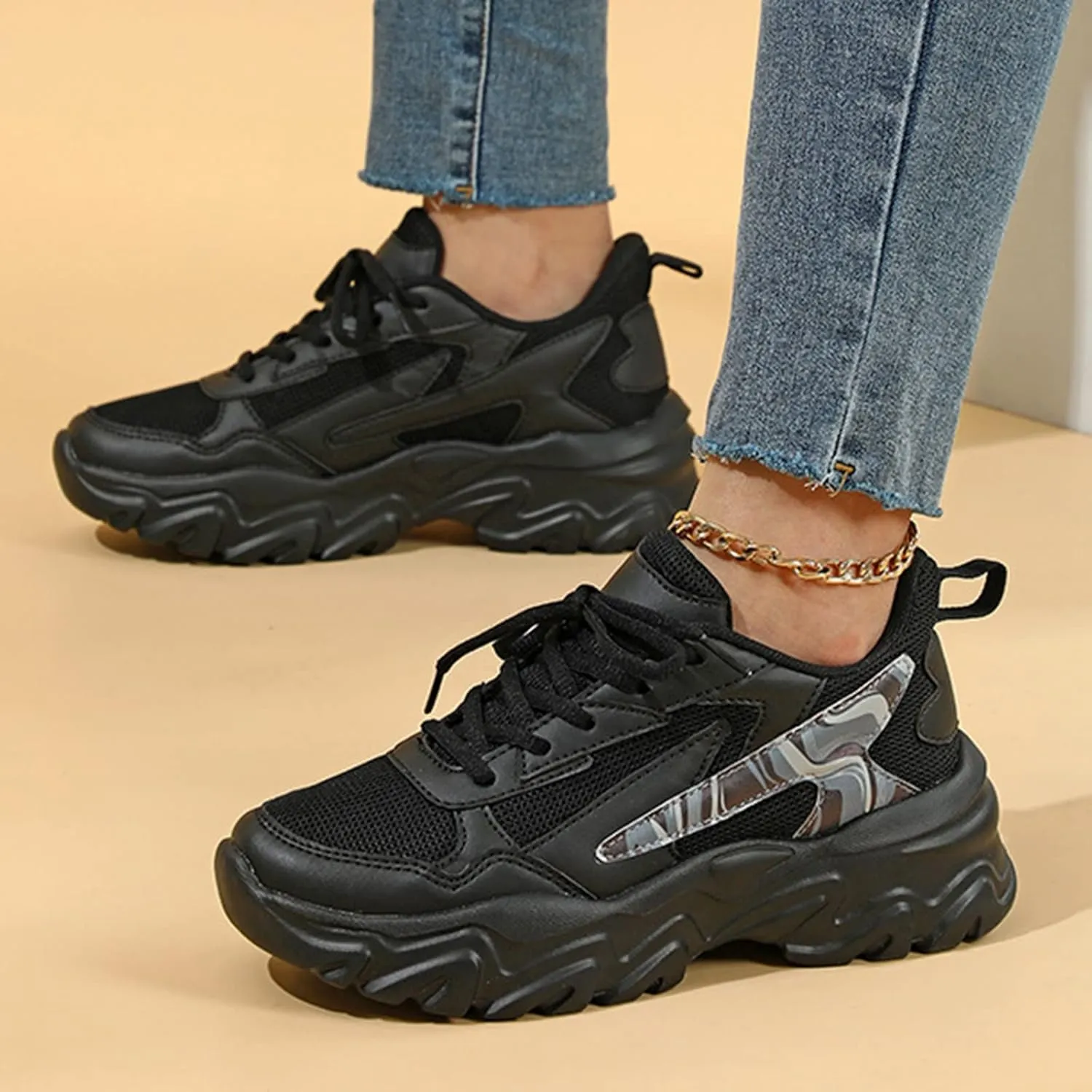 Womens Running Sneakers Lightweight Zapatos CModos Y Elegantes para Mujer De Vestir 10 Walking Shoes Women Brown White Sneakers for Women Platform Heel Zapatos De Gym para Mujer