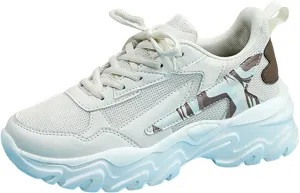 Womens Running Sneakers Lightweight Zapatos CModos Y Elegantes para Mujer De Vestir 10 Walking Shoes Women Brown White Sneakers for Women Platform Heel Zapatos De Gym para Mujer