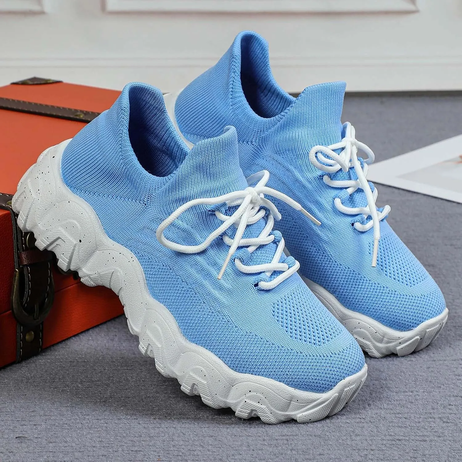 Womens Sneakers Womens Walking Sneakers Women Tennis Shoes Running Shoes for Women Lightweight Nonslip Sneaker