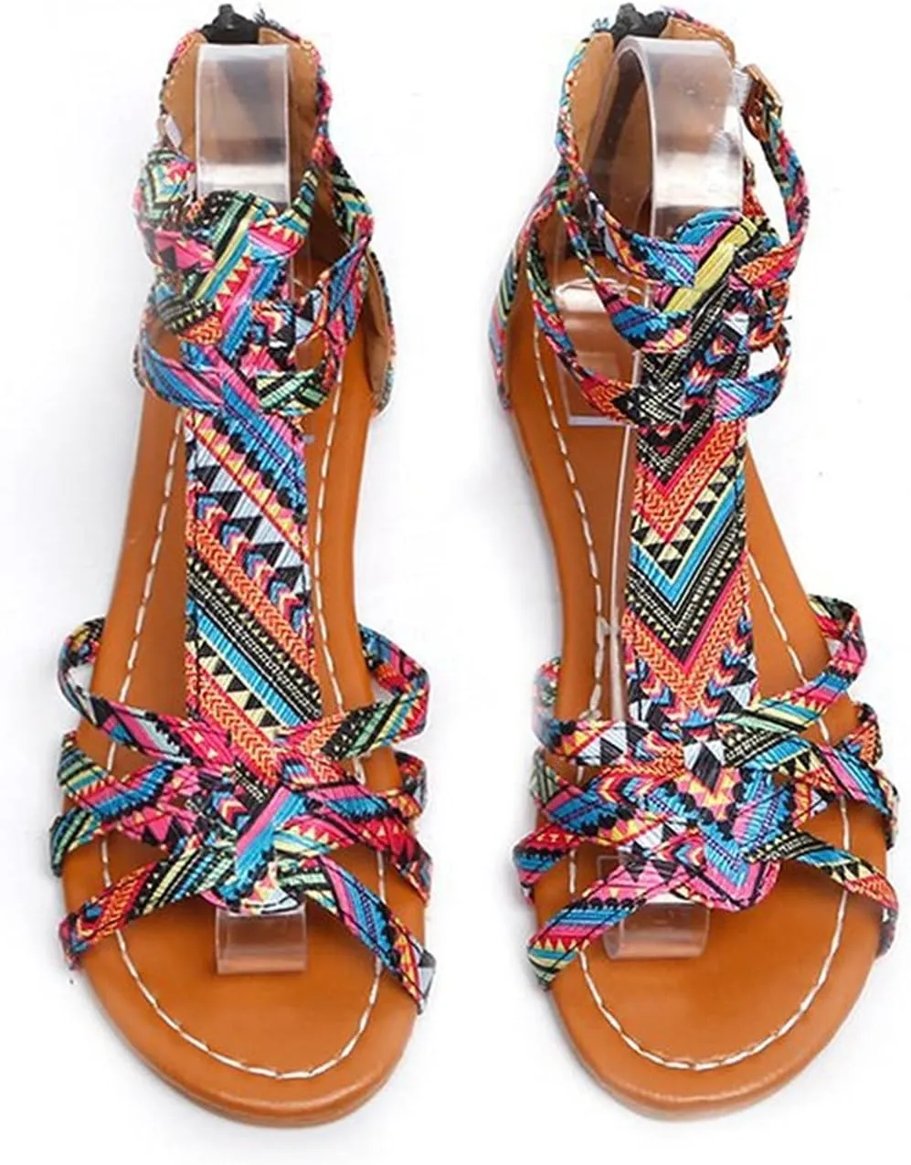 Womens Strap Shoes Sandals Ethnic Women's Casual Sandal Bottoms to Shoes