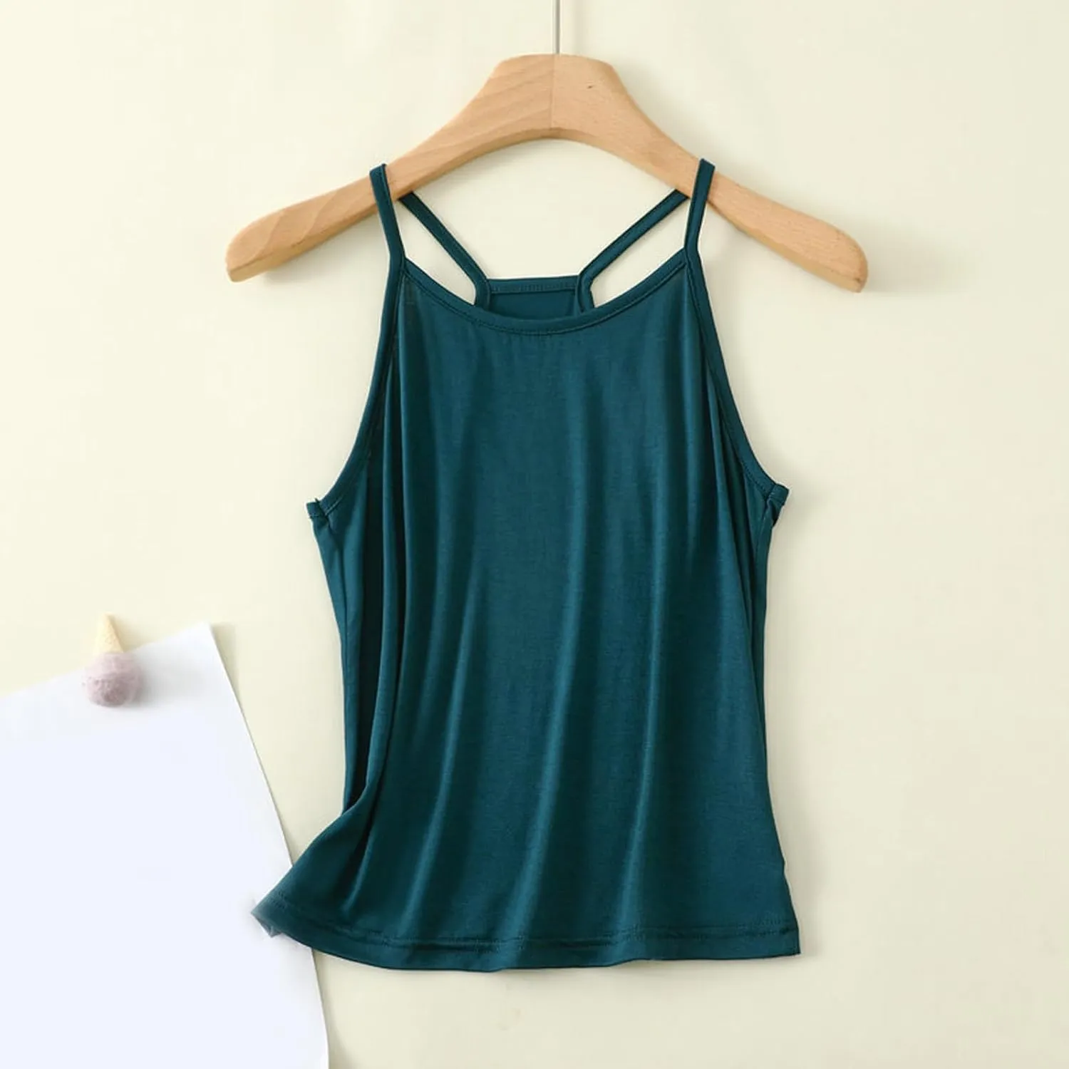 Womens Tank Tops Loose Fit Spaghetti Strap Tank Top Solid Color Dressy Causal Camisole Tops Yoga Athletic Tanks
