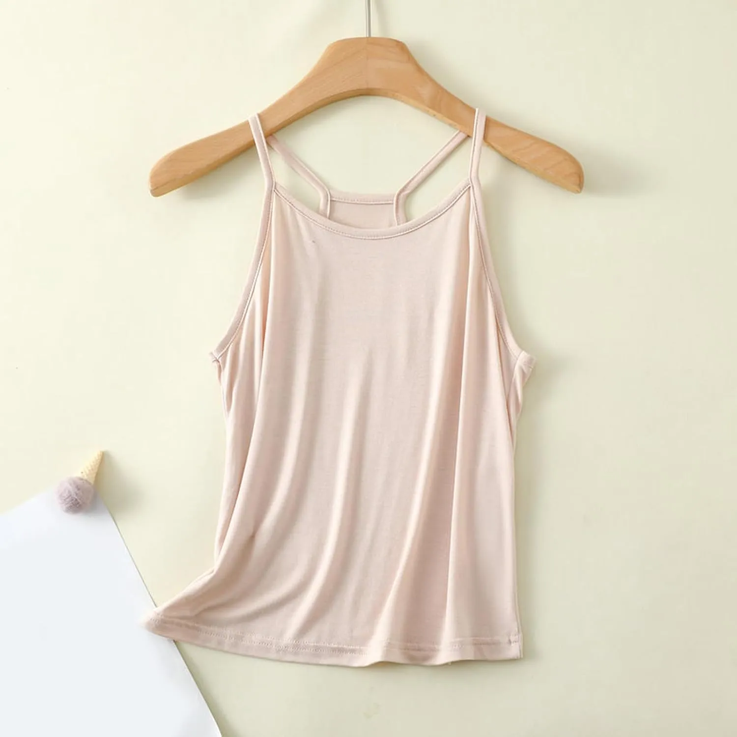 Womens Tank Tops Loose Fit Spaghetti Strap Tank Top Solid Color Dressy Causal Camisole Tops Yoga Athletic Tanks