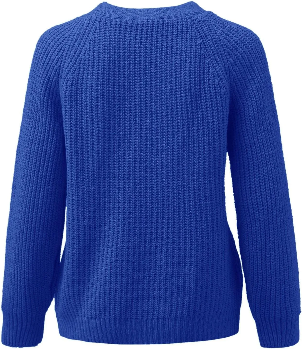 Womens Trendy Sweater Fall Vintage Thick Knitted V Neck Buttoned Long Sleeve Tunics Hollow Out Crochet Party Cardigan