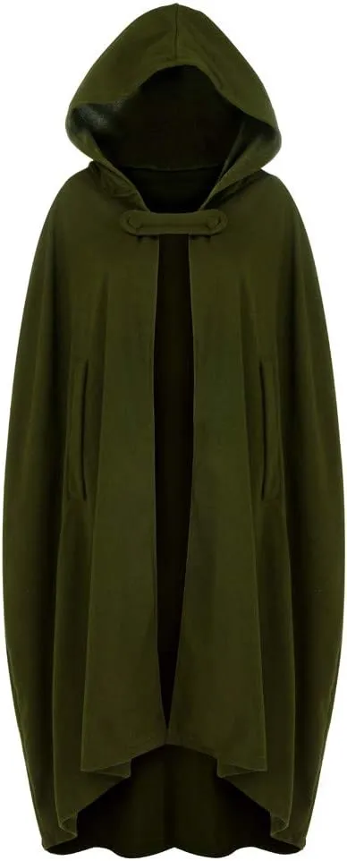 Women's Trendy Trench Coats Open Front Cardigan Jacket Coat Gothic Cape Cloak Plus Size Halloween Costumes for Women