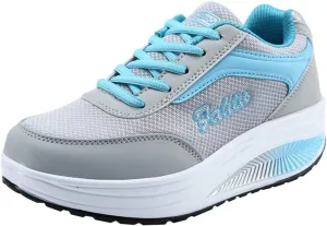 Womens Walking Sneakers Size 10 Wide Zapatillas OrtopDicas para Caminar De Mujer para Salir White Tennis Shoes Women Platform Silver Platform Wedge Sneakers for Women Trail Running Shoes Women On