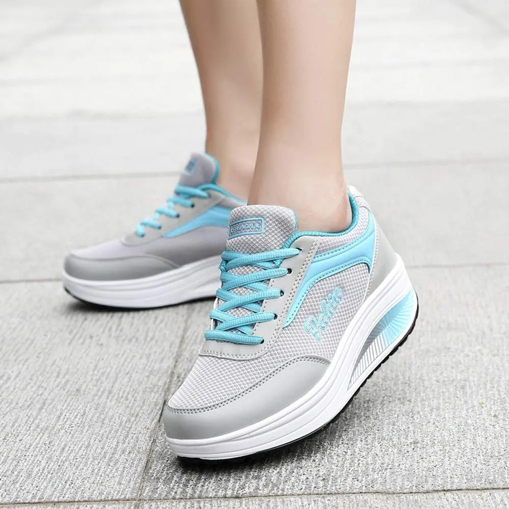 Womens Walking Sneakers Size 10 Wide Zapatillas OrtopDicas para Caminar De Mujer para Salir White Tennis Shoes Women Platform Silver Platform Wedge Sneakers for Women Trail Running Shoes Women On