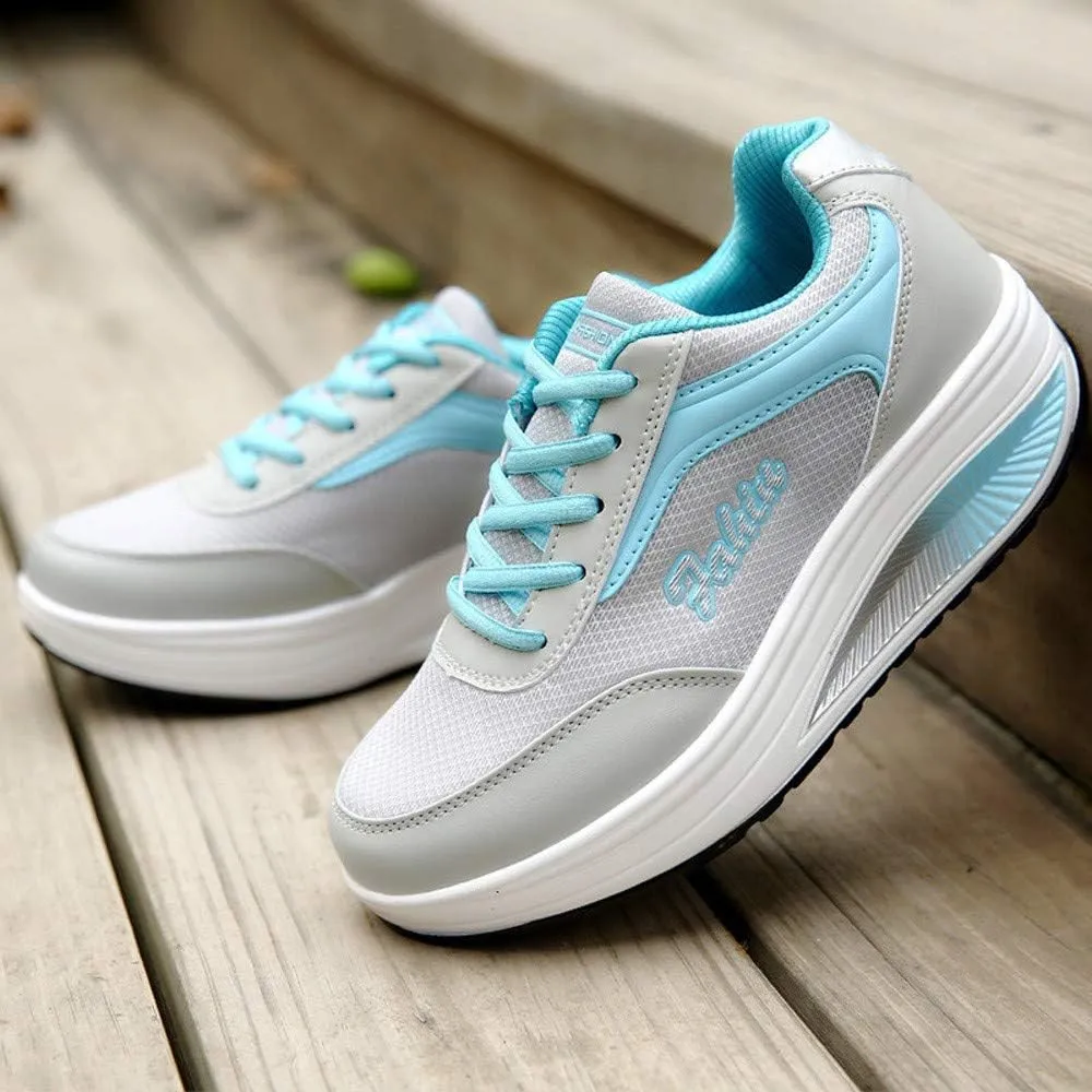 Womens Walking Sneakers Size 10 Wide Zapatillas OrtopDicas para Caminar De Mujer para Salir White Tennis Shoes Women Platform Silver Platform Wedge Sneakers for Women Trail Running Shoes Women On