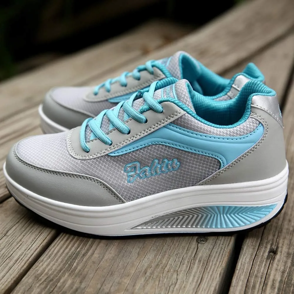 Womens Walking Sneakers Size 10 Wide Zapatillas OrtopDicas para Caminar De Mujer para Salir White Tennis Shoes Women Platform Silver Platform Wedge Sneakers for Women Trail Running Shoes Women On