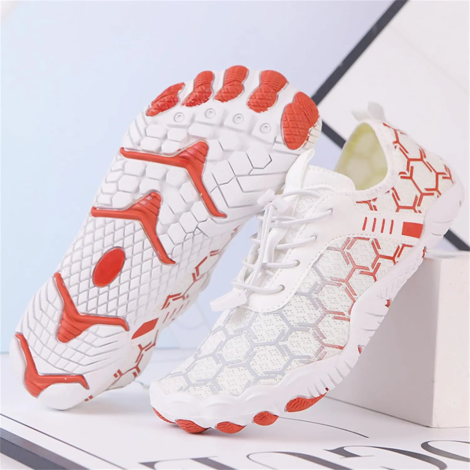 Women's Walking Tennis Shoes Breathable Slip On Mesh Knitted Flats Casual Comfortable Athletic Gym Walking Shoes Fashion Sneakers On Feet All Day