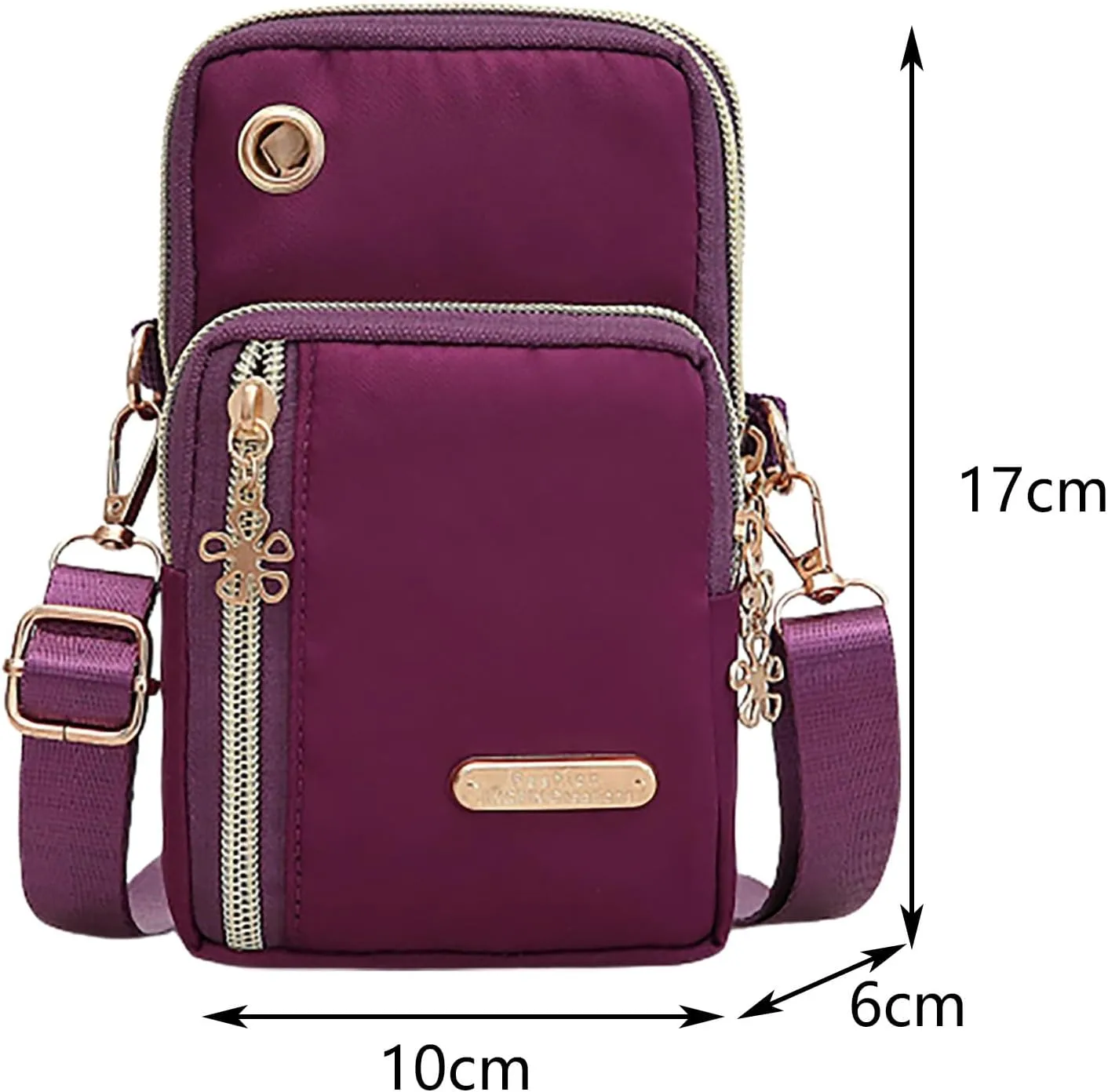 Women's Waterproof Leather Crossbody Purses Purses for Women with Adjustable Wide Strap Mens Everyday Bag