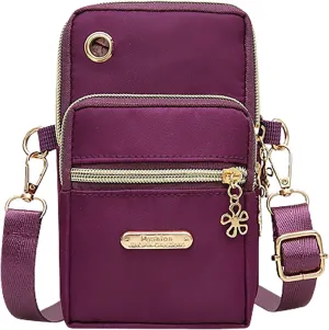 Women's Waterproof Leather Crossbody Purses Purses for Women with Adjustable Wide Strap Mens Everyday Bag