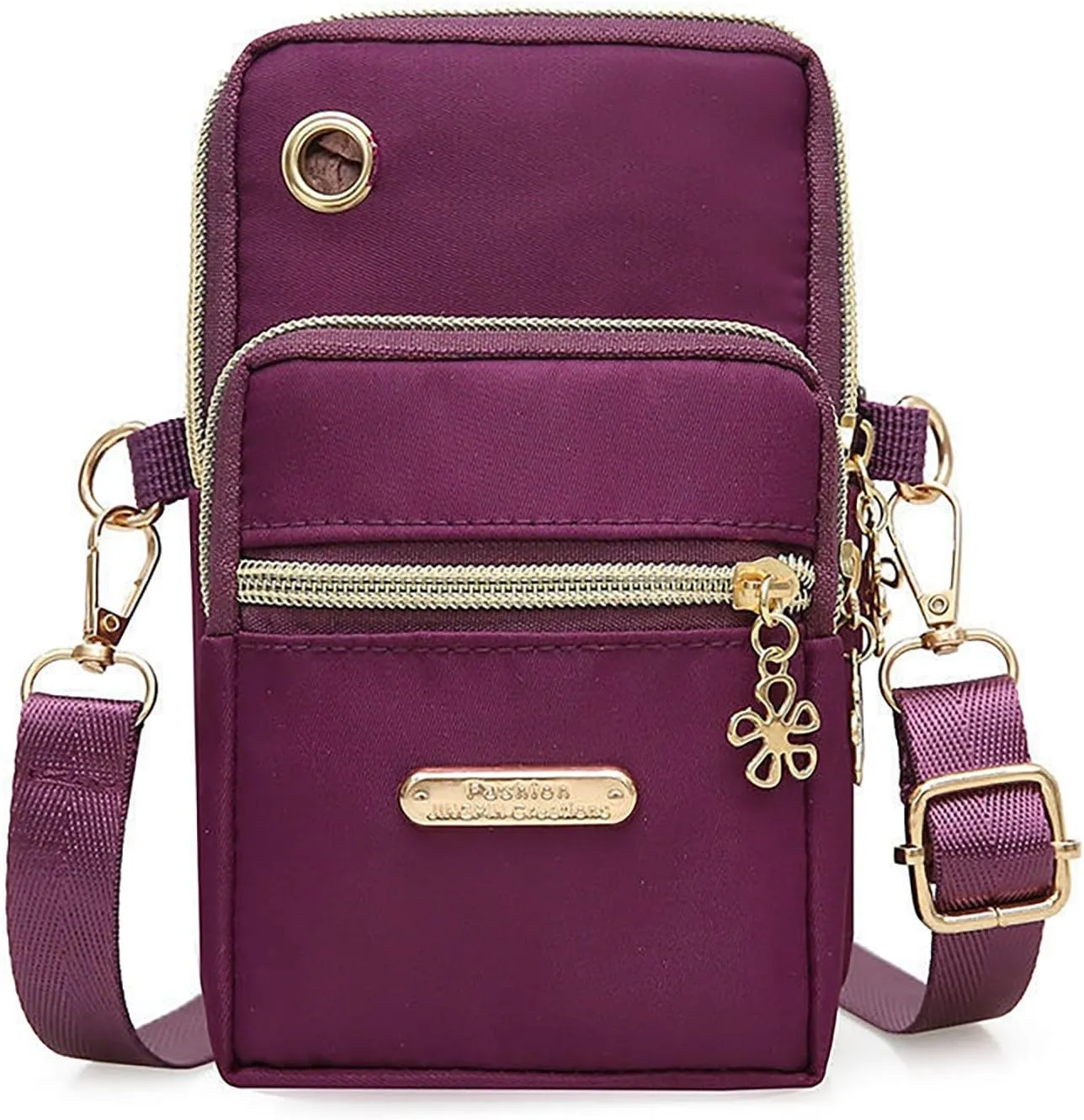 Women's Waterproof Leather Crossbody Purses Purses for Women with Adjustable Wide Strap Mens Everyday Bag