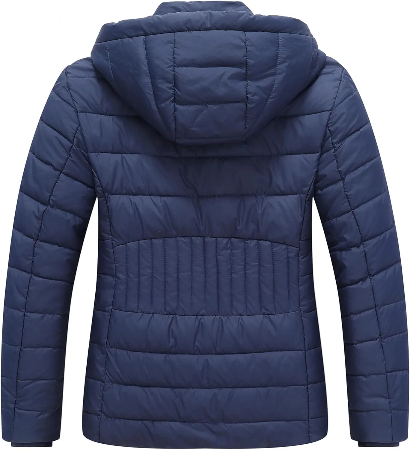 Women's Waterproof Puffer Jacket Quilted Warm Winter Coat Ultra Light Weight Short Down Jacket