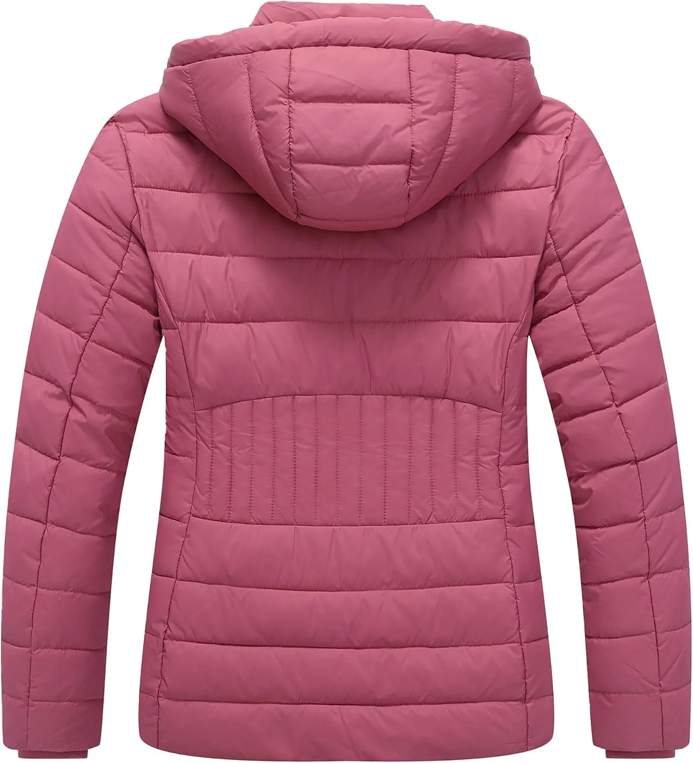 Women's Waterproof Puffer Jacket Quilted Warm Winter Coat Ultra Light Weight Short Down Jacket