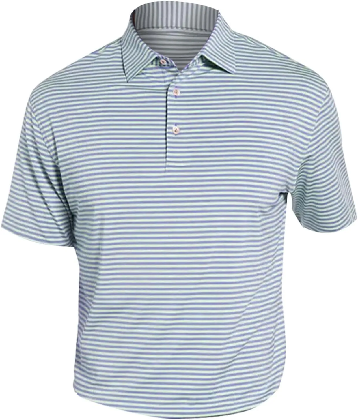 Ymosrh Men's Golf Shirts Polo Shirts Short Sleeve Slim Fit Shirts Casual T Work Polos Shirts Short, M-3XL