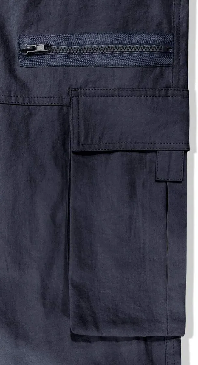 ZAFUL Men's Wild Cargo Pants Loose Fit Y2K Pants Drawstring Casual Hiking Pants Pocket Zipper Design Straight Trousers