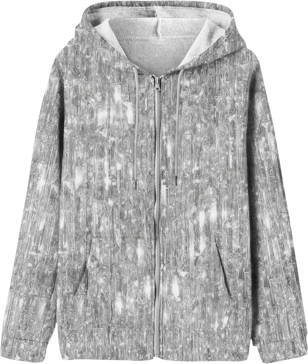 Zip Up Hoodie Women Long Sleeve Sweatshirts 2024 Fall Outfits Oversized Hoodies Casual Fashion Jackets